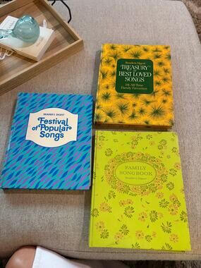 Lot of 3 Vtg Reader's Digest Songbooks Hardcov Spiral Bound Sheet Music 60s 70s
